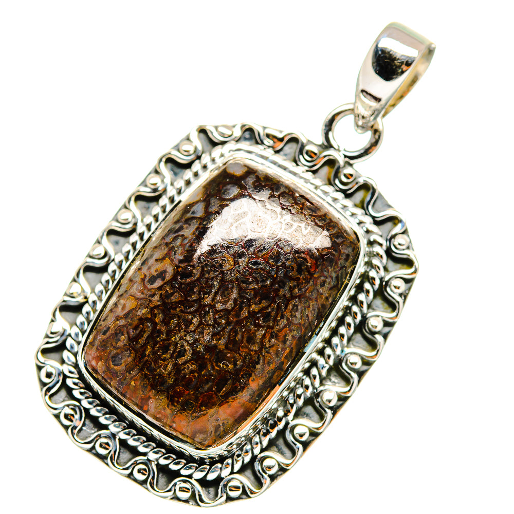 Dinosaur Bone Pendants handcrafted by Anasilvercos - PD11153