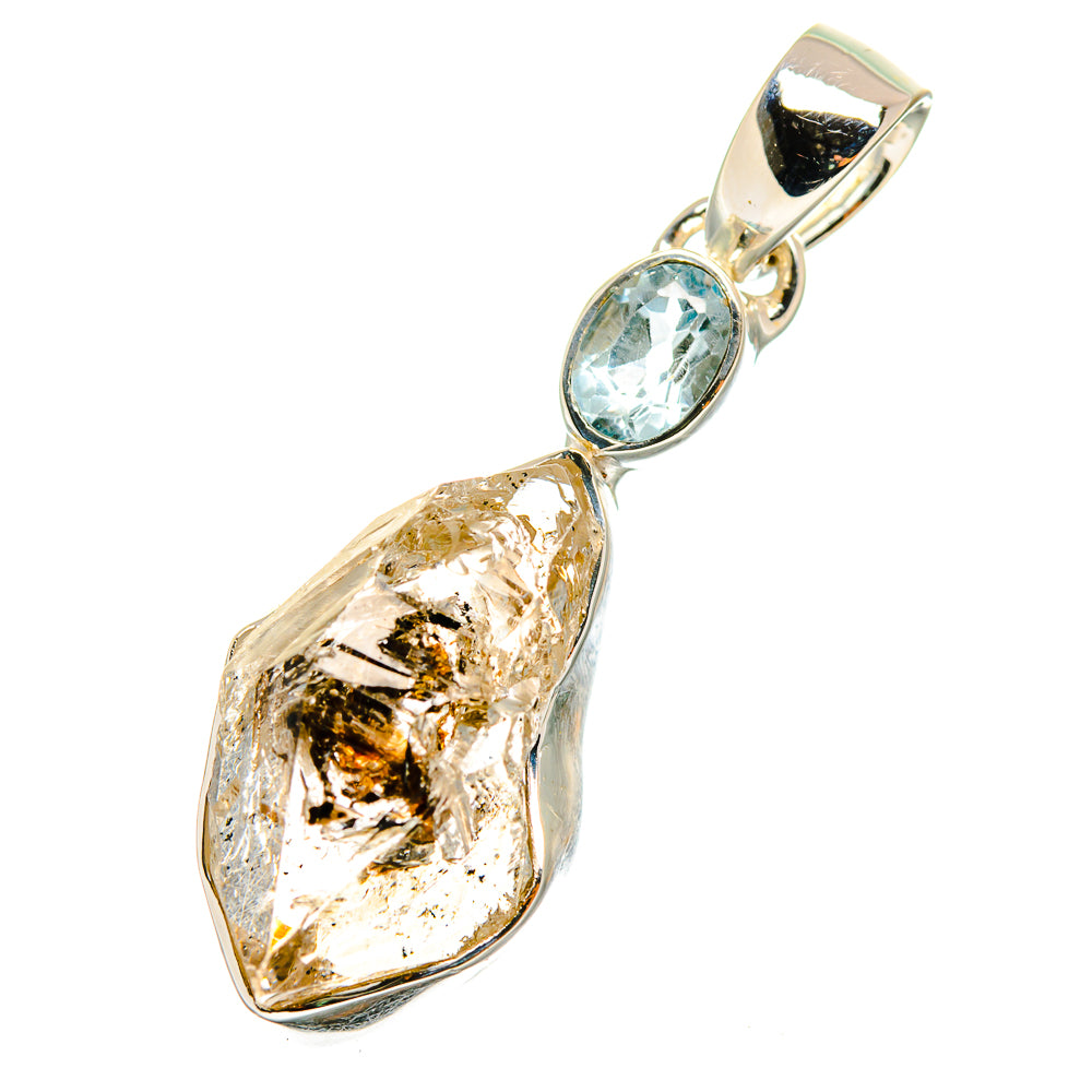 Herkimer Diamond Pendants handcrafted by Anasilvercos - PD11165