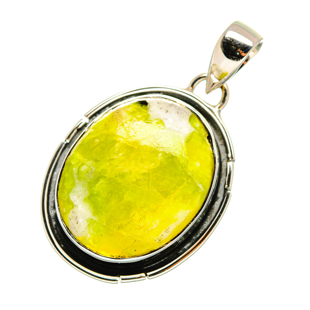 African Green Opal Pendants handcrafted by Anasilvercos - PD11170