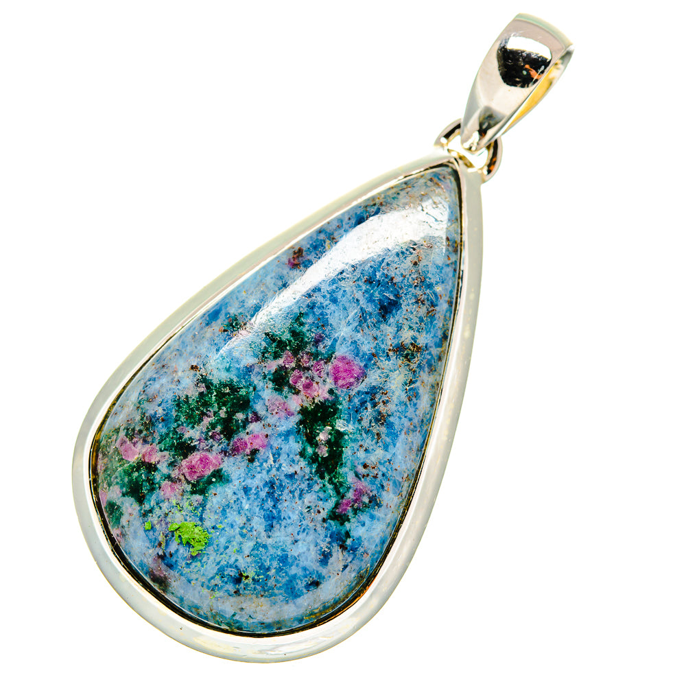 Ruby Fuchsite Pendants handcrafted by Anasilvercos - PD11172