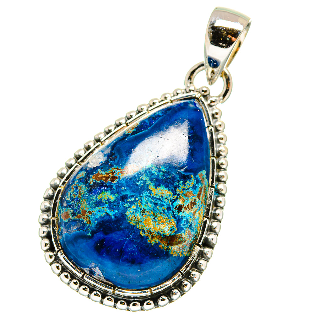 Blue Jasper Pendants handcrafted by Anasilvercos - PD11189