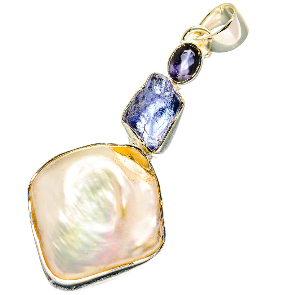 Mother Of Pearl Pendants handcrafted by Anasilvercos - PD11198