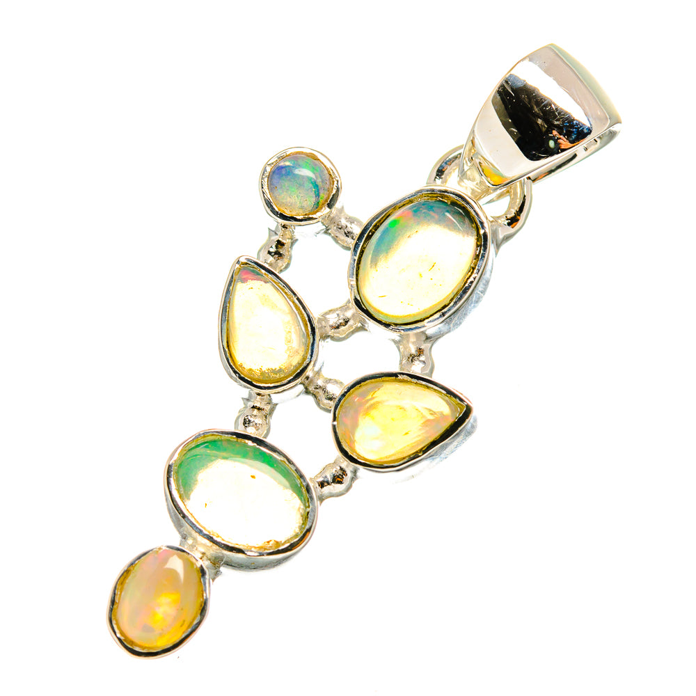 Ethiopian Opal Pendants handcrafted by Anasilvercos - PD11220