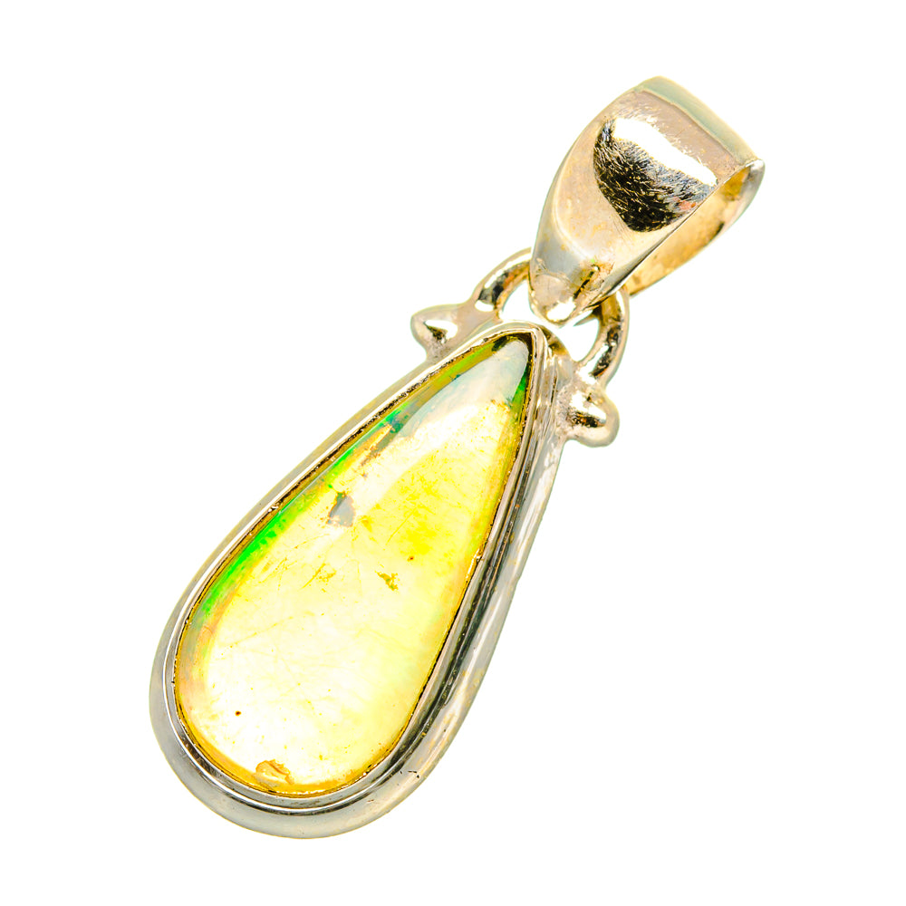 Ethiopian Opal Pendants handcrafted by Anasilvercos - PD11226
