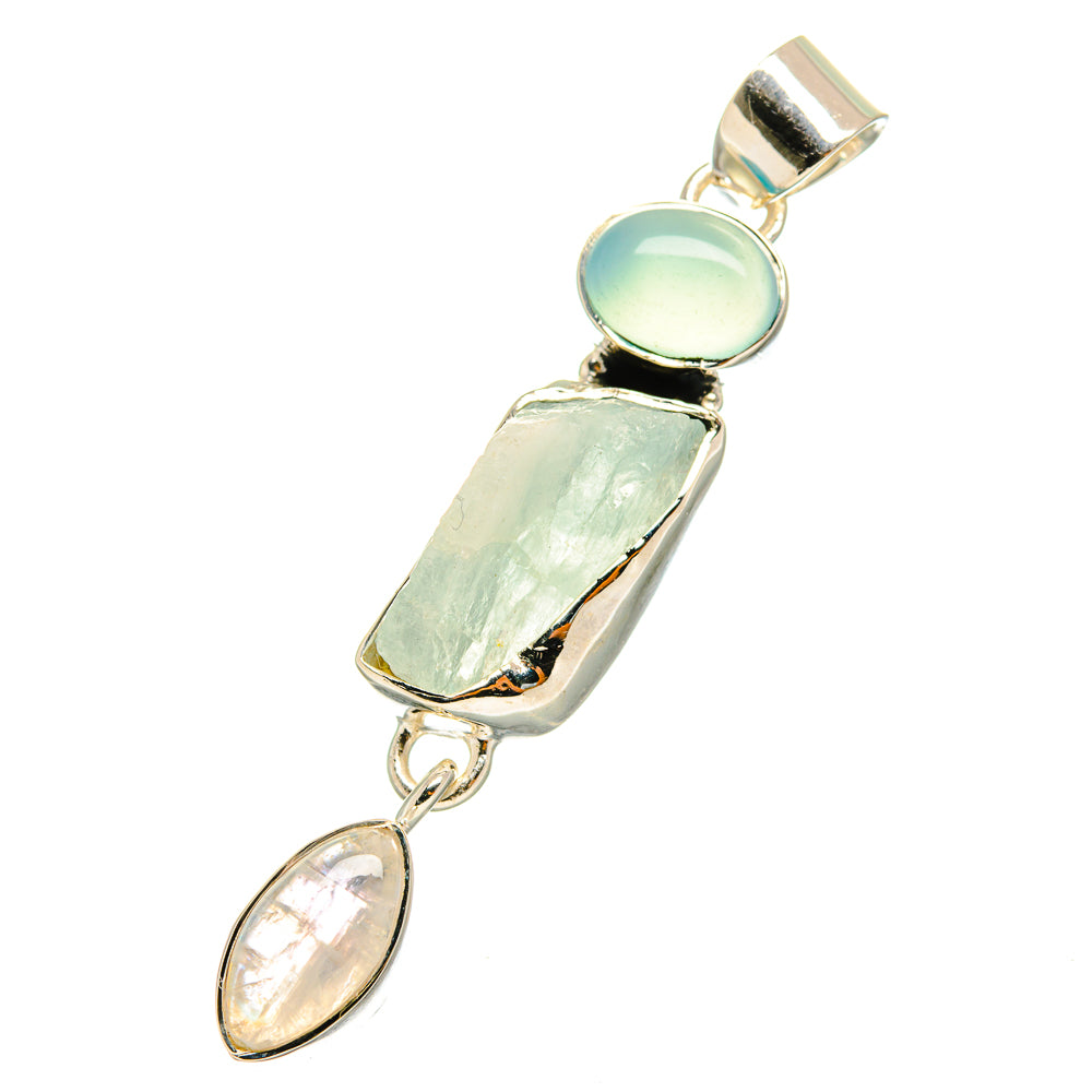 Aquamarine Pendants handcrafted by Anasilvercos - PD11229