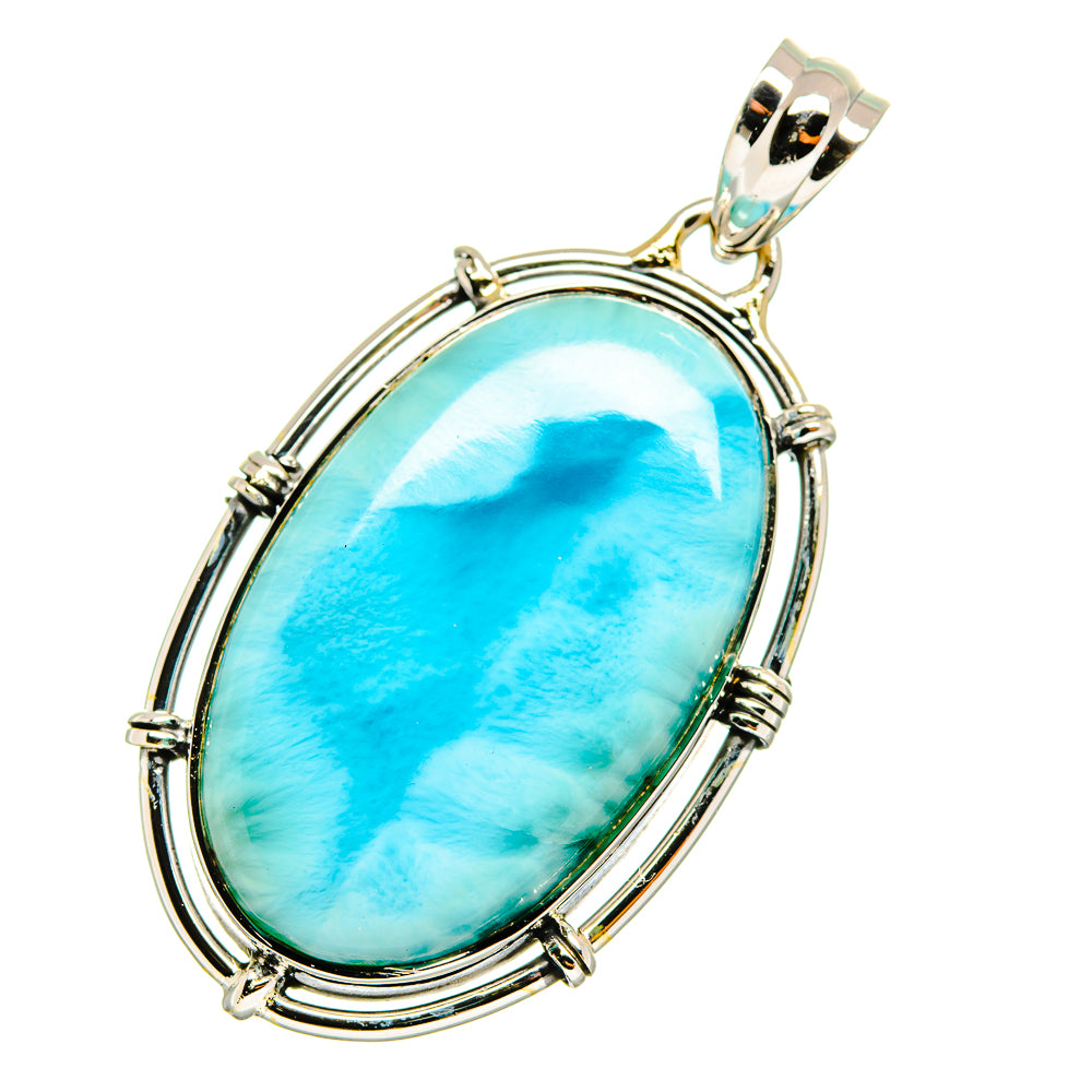 Larimar Pendants handcrafted by Anasilvercos - PD11245