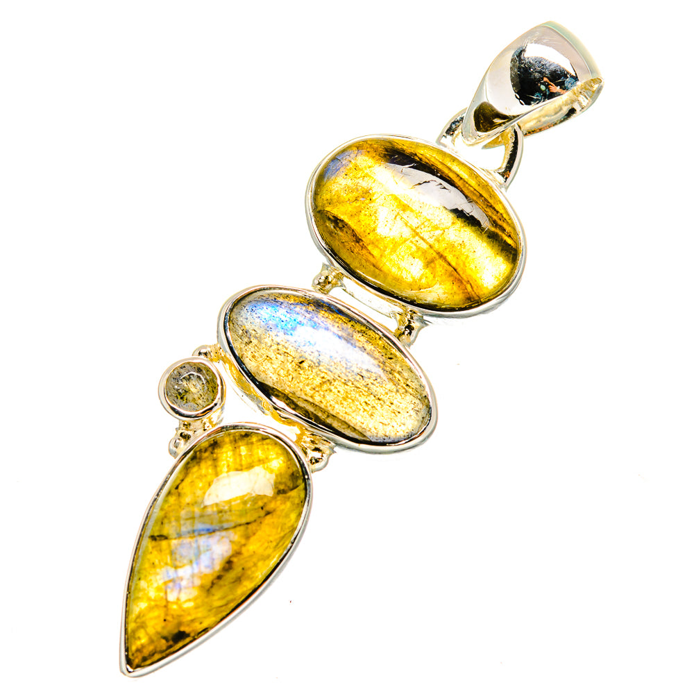 Labradorite Pendants handcrafted by Anasilvercos - PD11268