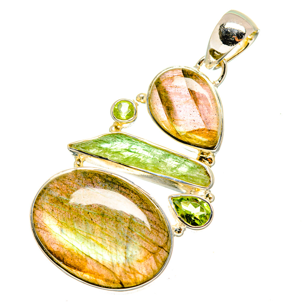 Labradorite Pendants handcrafted by Anasilvercos - PD11291