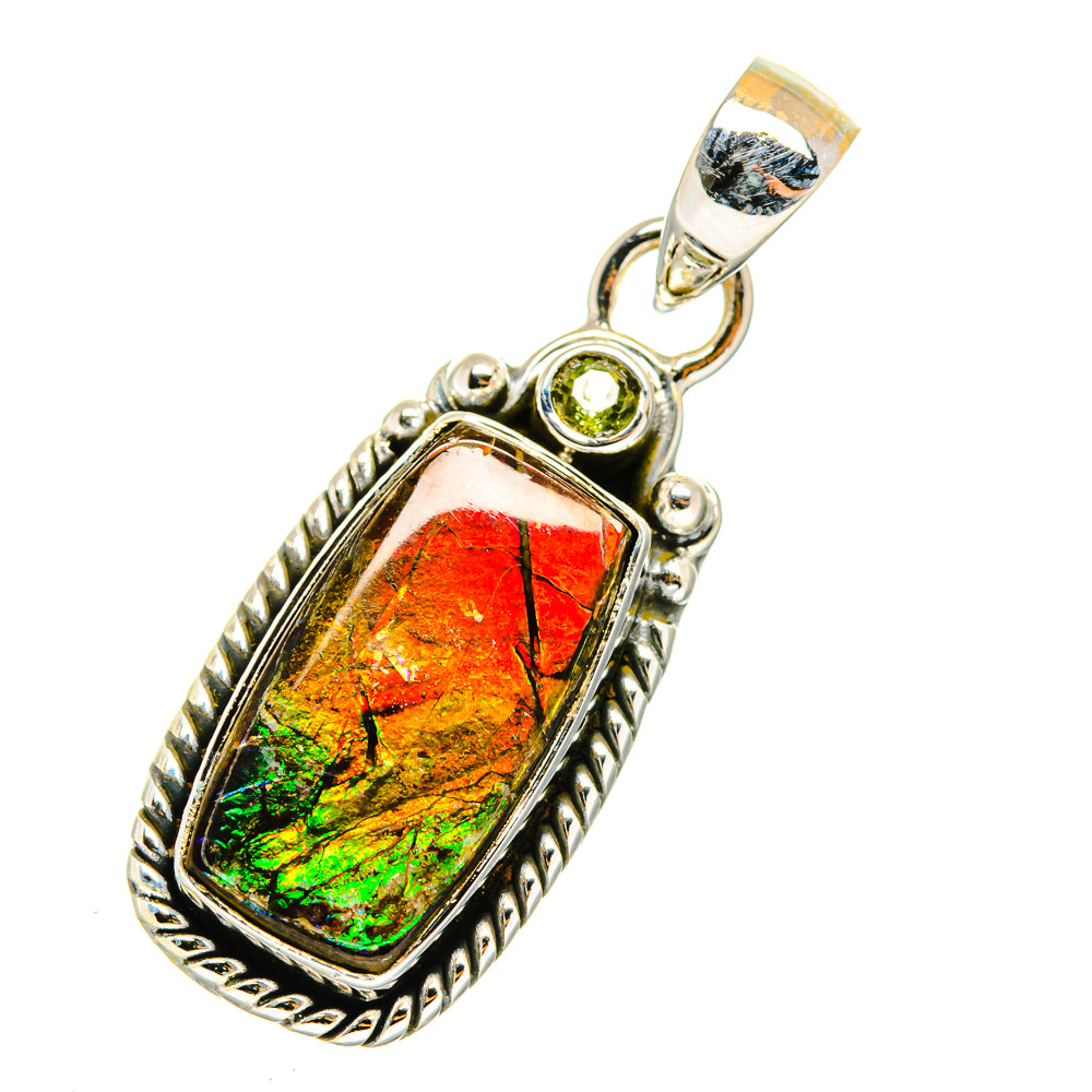 Ammolite Pendants handcrafted by Anasilvercos - PD11302
