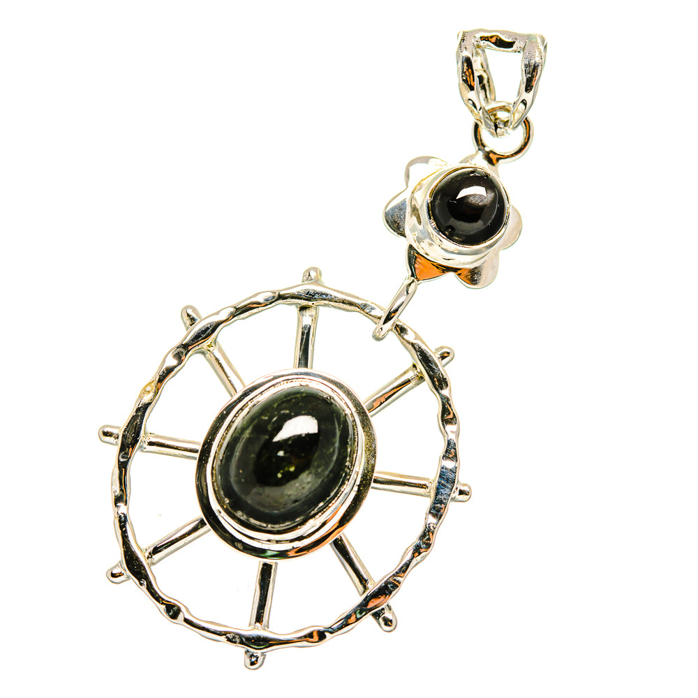 Star Diopside Pendants handcrafted by Anasilvercos - PD11316