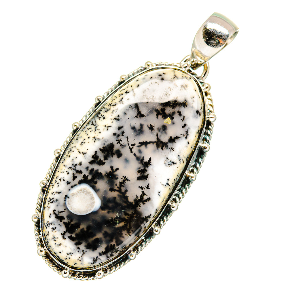 Dendritic Opal Pendants handcrafted by Anasilvercos - PD11324