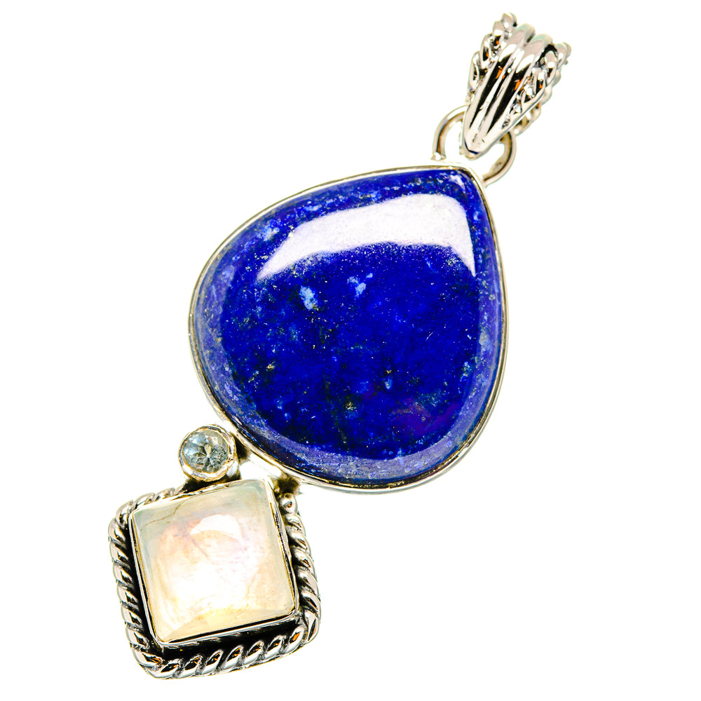 Lapis Lazuli Pendants handcrafted by Anasilvercos - PD11329