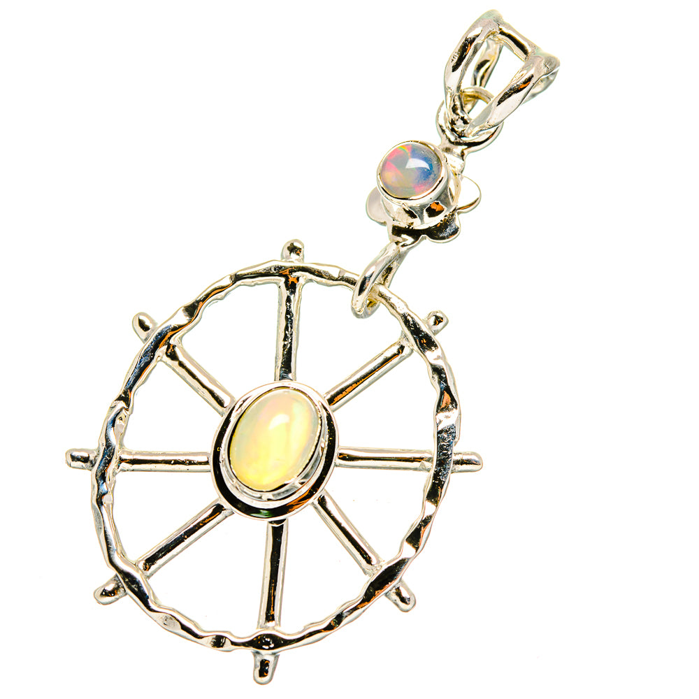 Ethiopian Opal Pendants handcrafted by Anasilvercos - PD11337