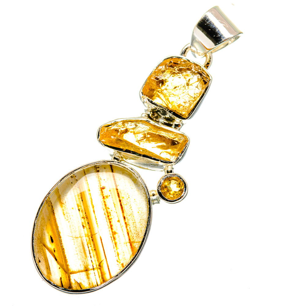Montana Agate Pendants handcrafted by Anasilvercos - PD11341