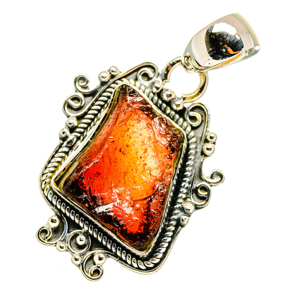 Garnet Pendants handcrafted by Anasilvercos - PD11346