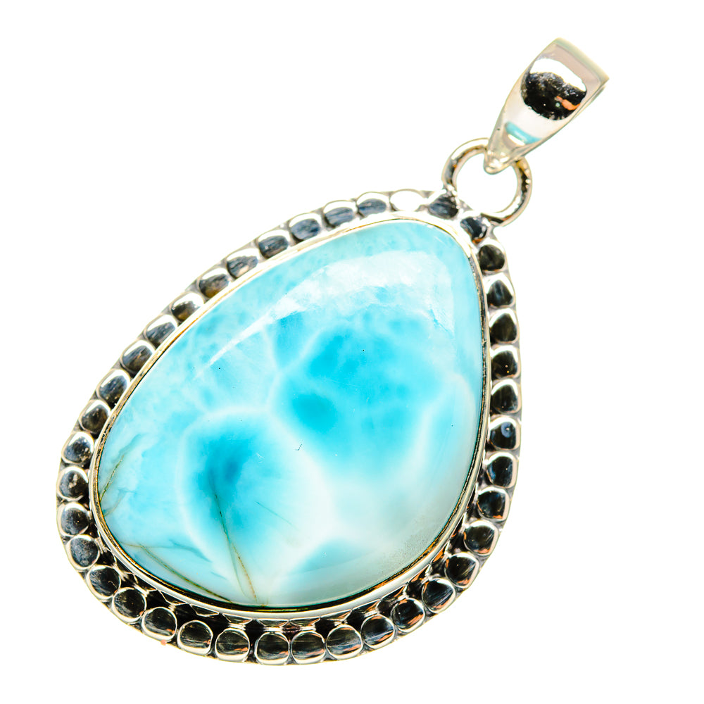 Larimar Pendants handcrafted by Anasilvercos - PD11354