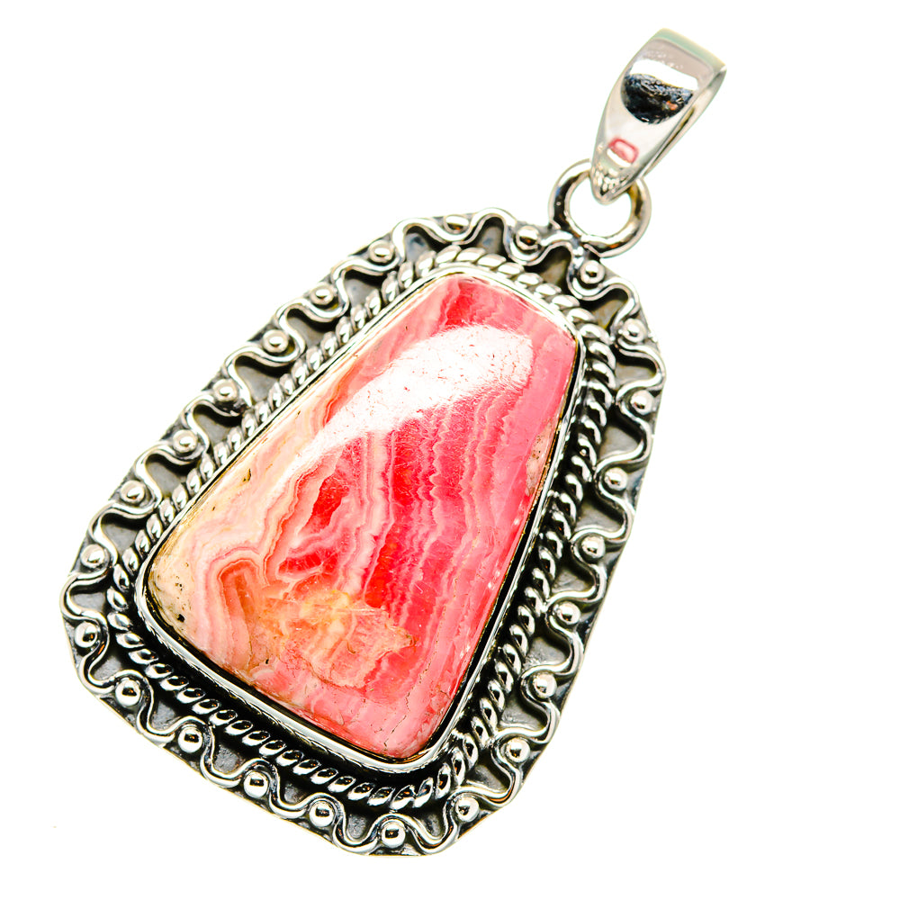 Rhodochrosite Pendants handcrafted by Anasilvercos - PD11369