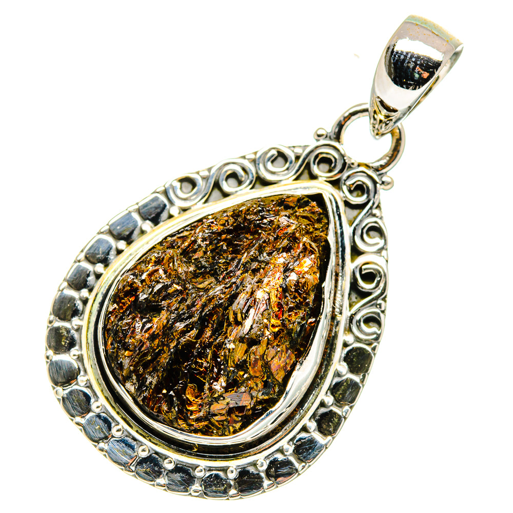 Astrophyllite Pendants handcrafted by Anasilvercos - PD11372