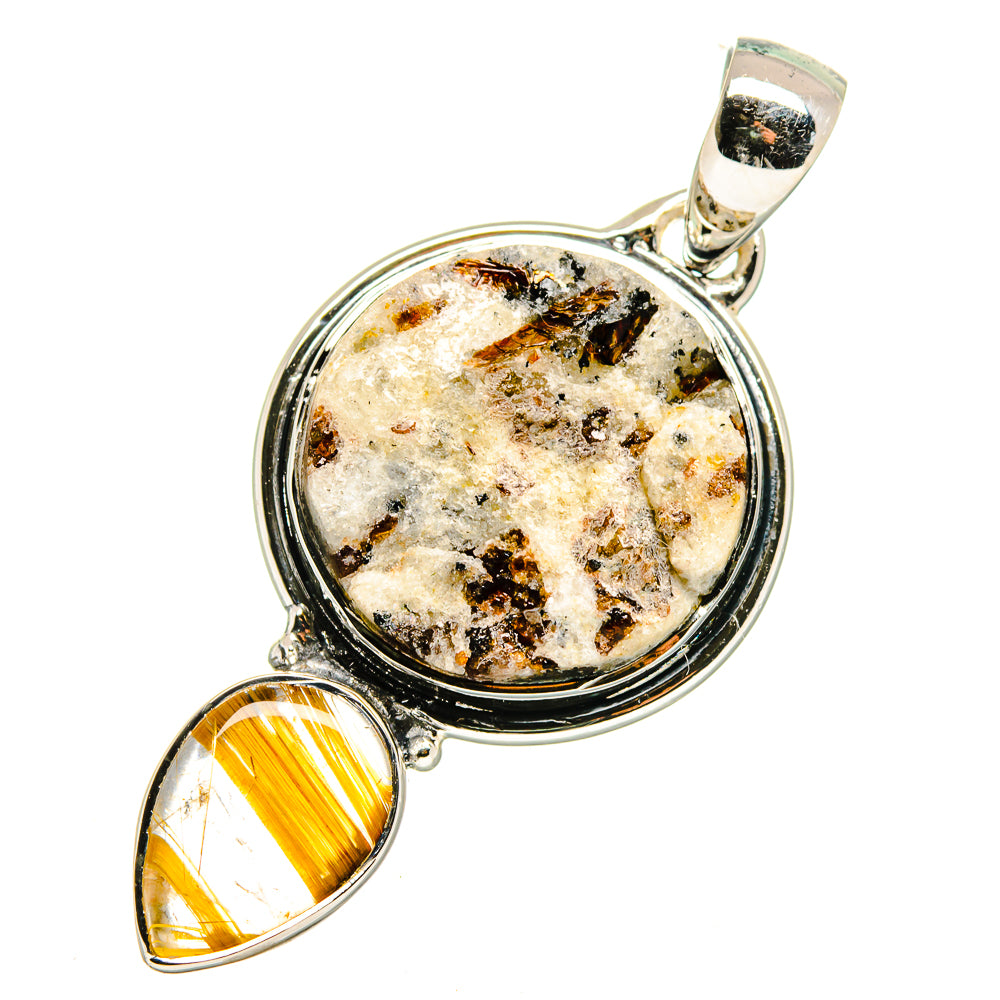 Astrophyllite Pendants handcrafted by Anasilvercos - PD11377