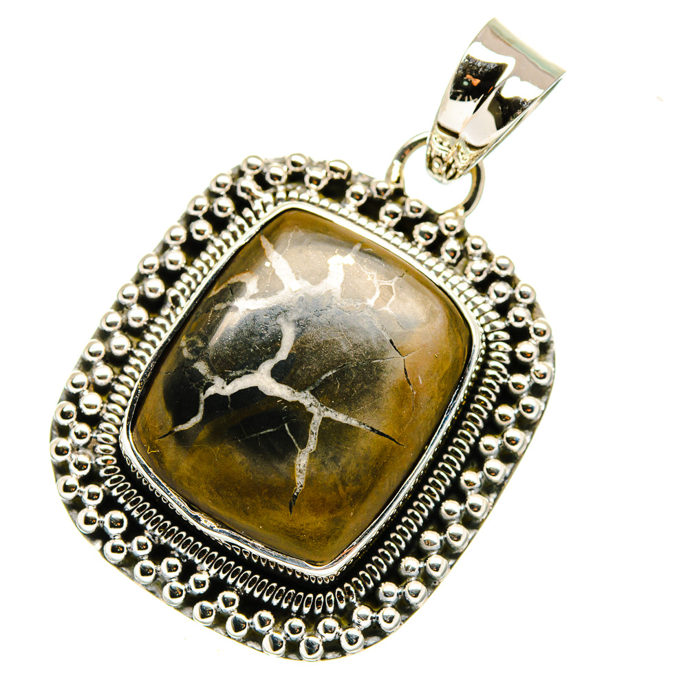 Septarian Geode Pendants handcrafted by Anasilvercos - PD11389