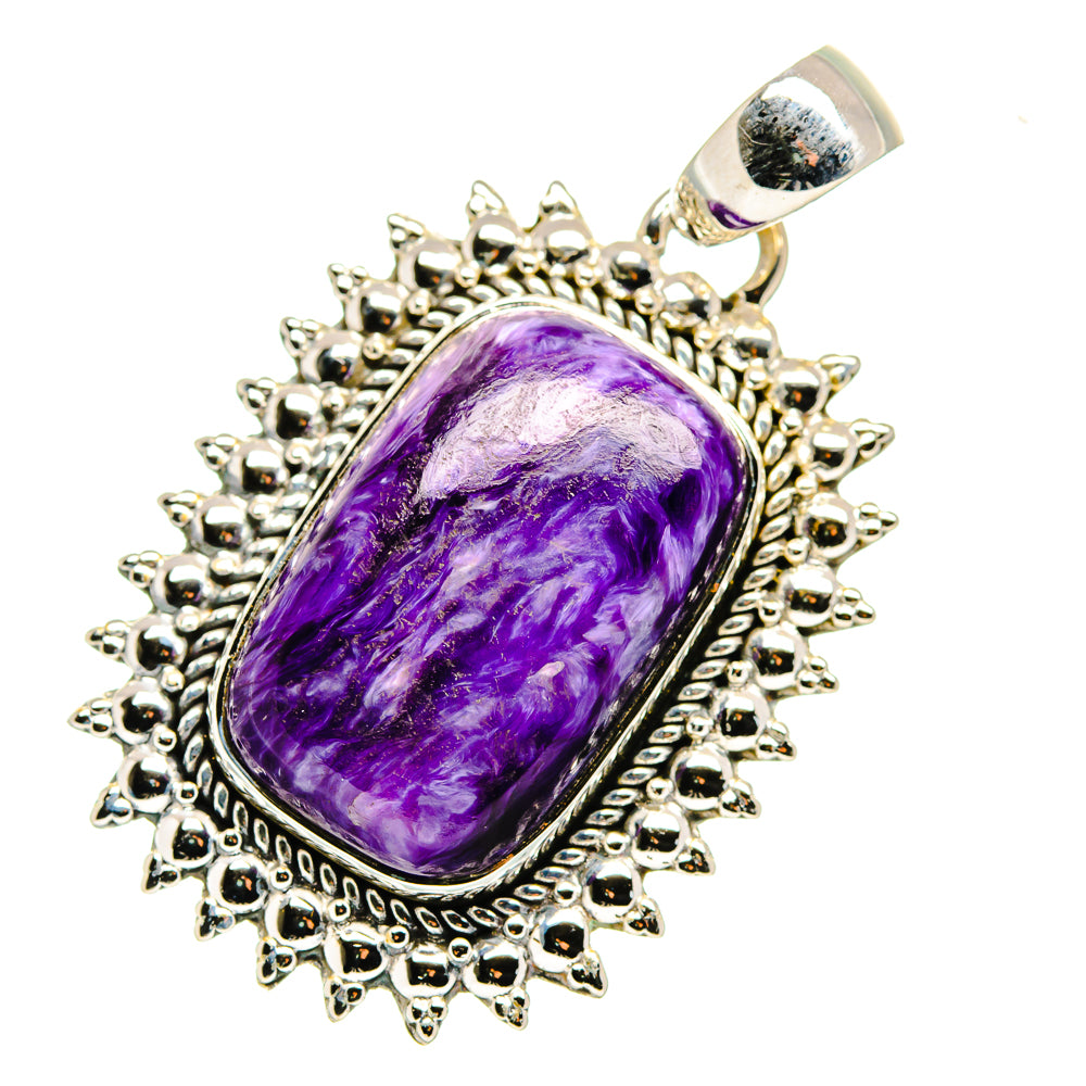 Charoite Pendants handcrafted by Anasilvercos - PD11390