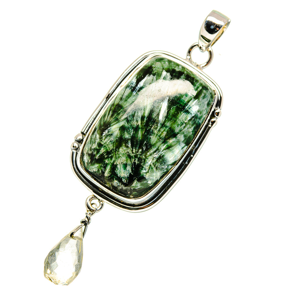 Seraphinite Pendants handcrafted by Anasilvercos - PD11395
