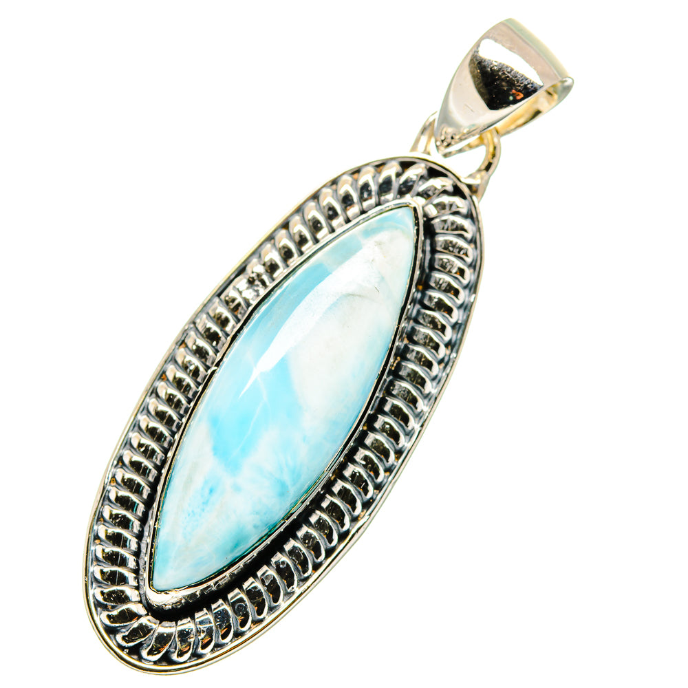 Larimar Pendants handcrafted by Anasilvercos - PD11398