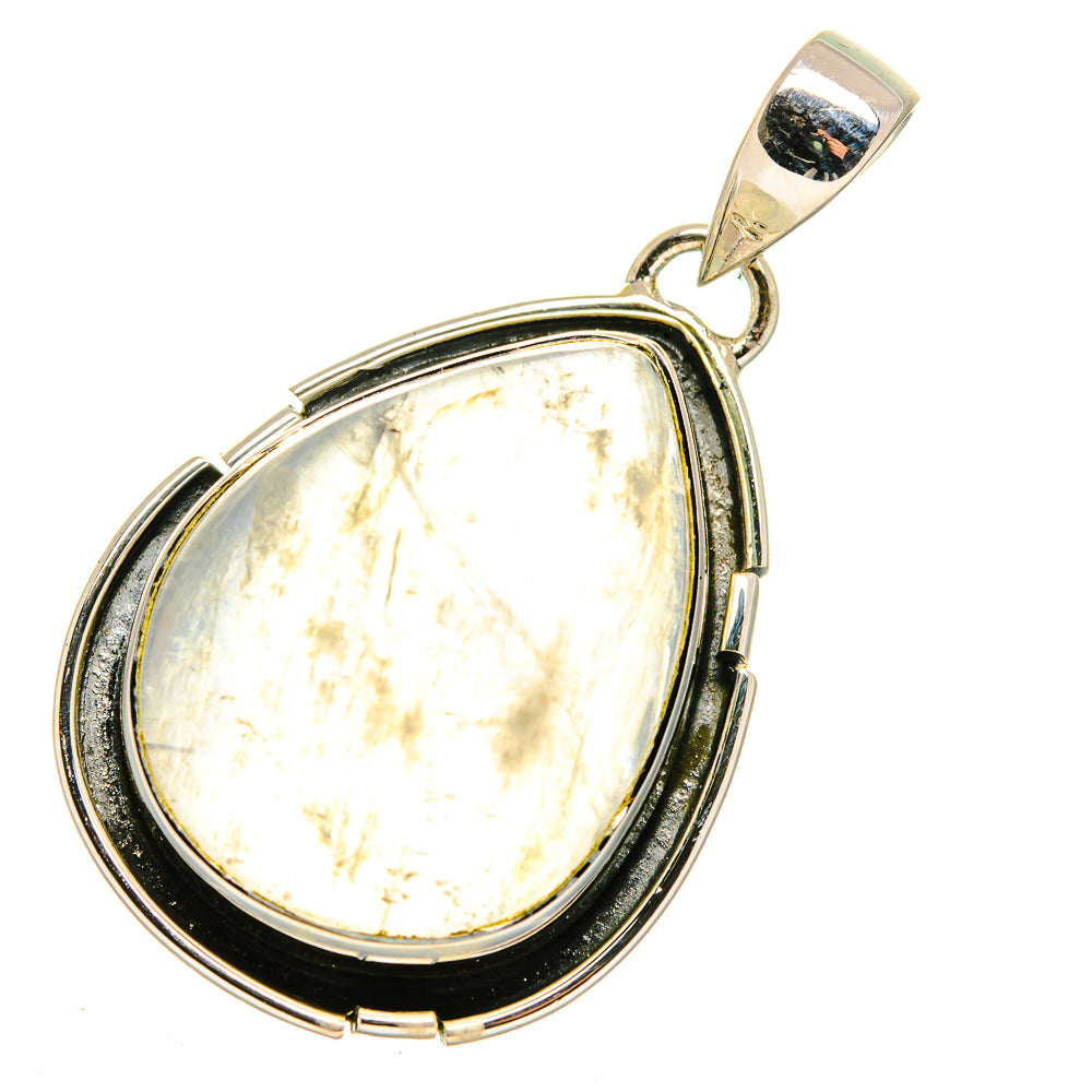 Rainbow Moonstone Pendants handcrafted by Anasilvercos - PD11416