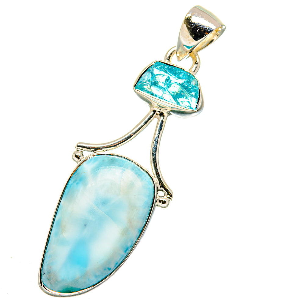 Larimar Pendants handcrafted by Anasilvercos - PD11434