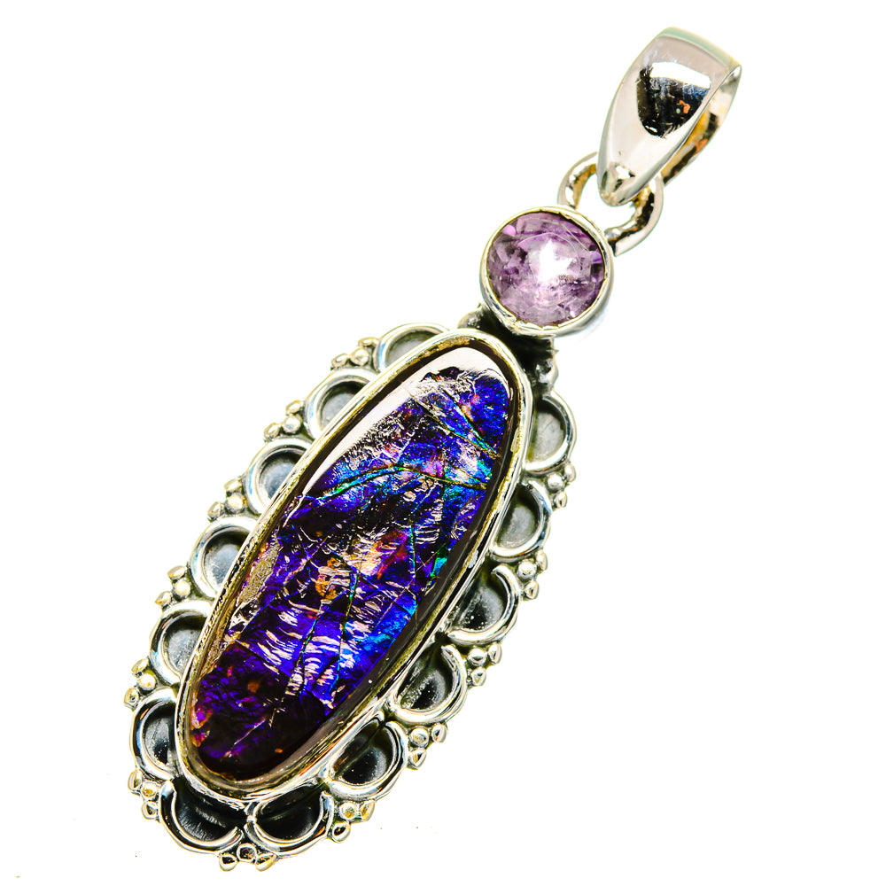 Ammolite Pendants handcrafted by Anasilvercos - PD11441