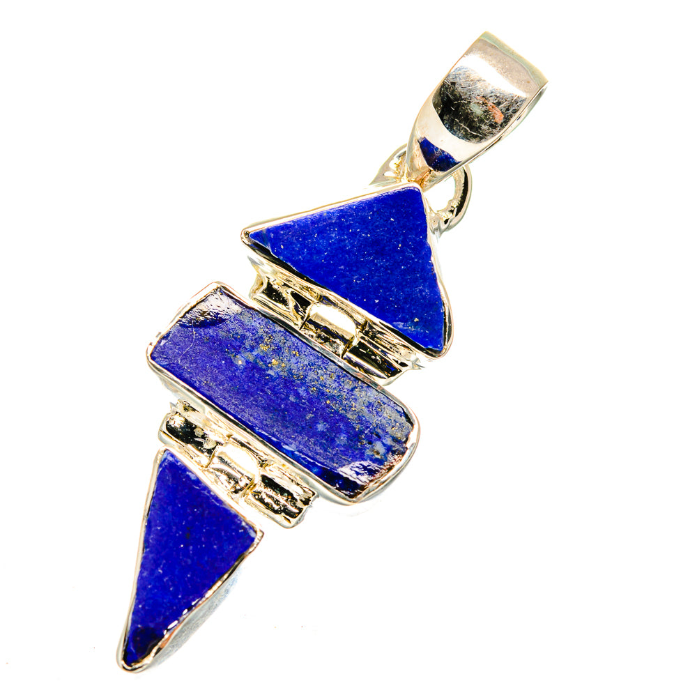 Lapis Lazuli Pendants handcrafted by Anasilvercos - PD11442