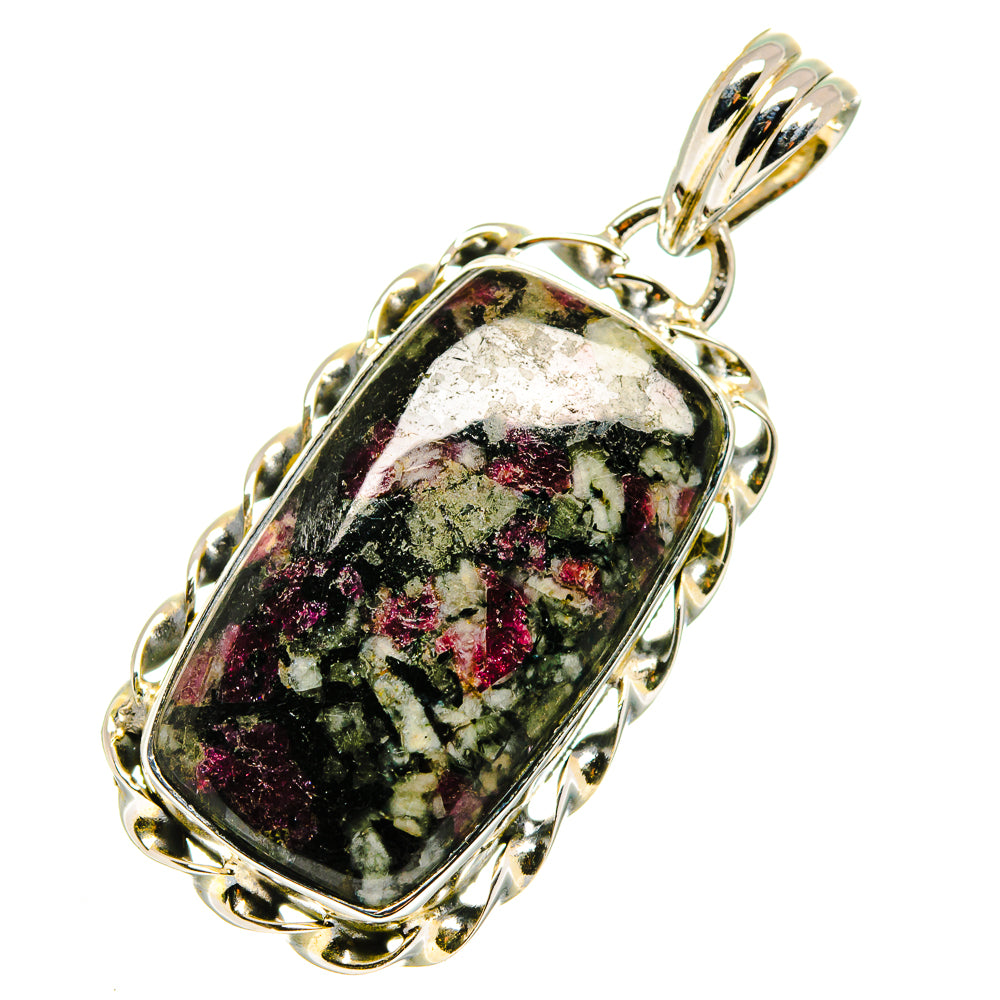 Russian Eudialyte Pendants handcrafted by Anasilvercos - PD11451