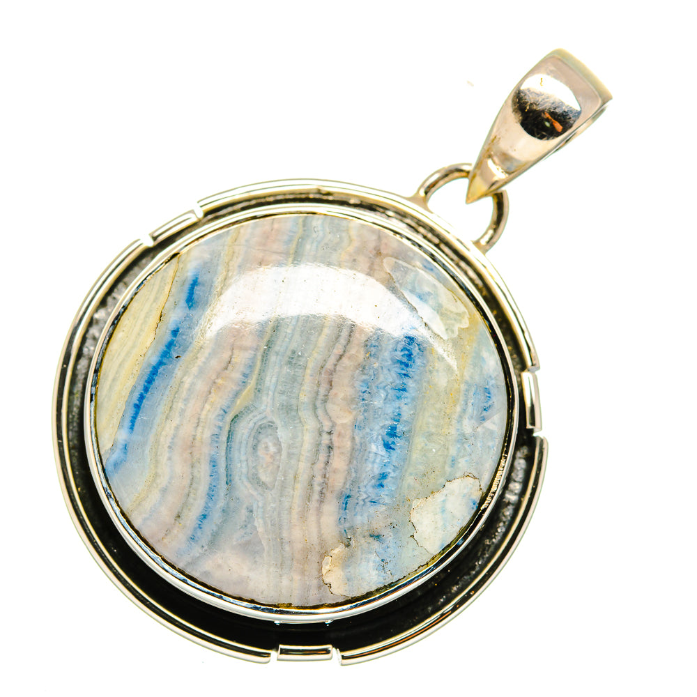 Blue Scheelite Pendants handcrafted by Anasilvercos - PD11452