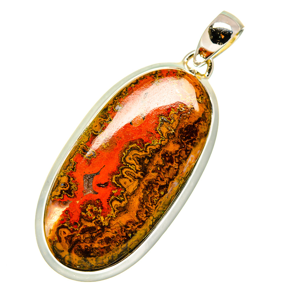 Moroccan Agate Pendants handcrafted by Anasilvercos - PD11462