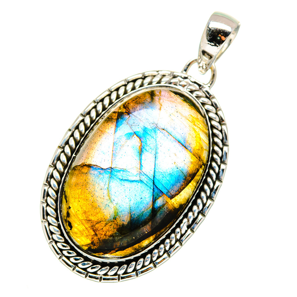 Labradorite Pendants handcrafted by Anasilvercos - PD11471