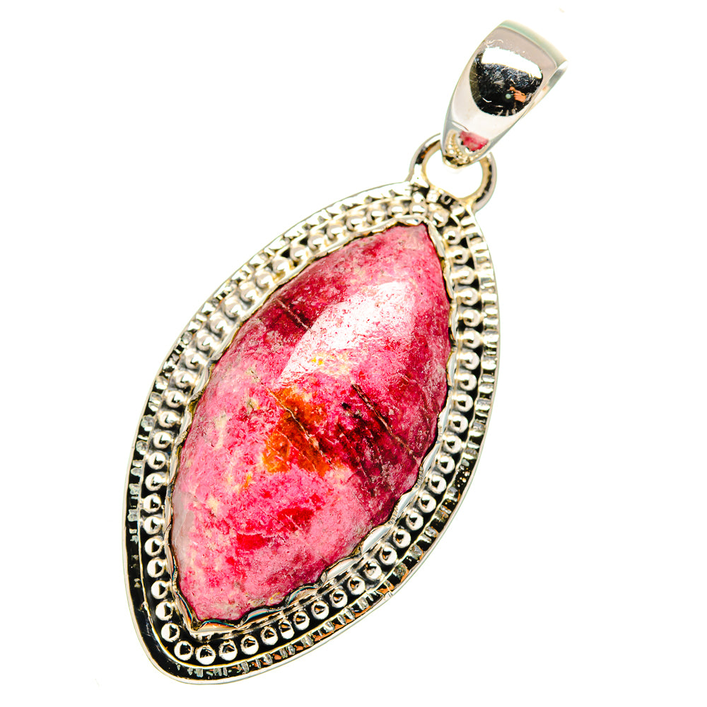 Thulite Pendants handcrafted by Anasilvercos - PD11476