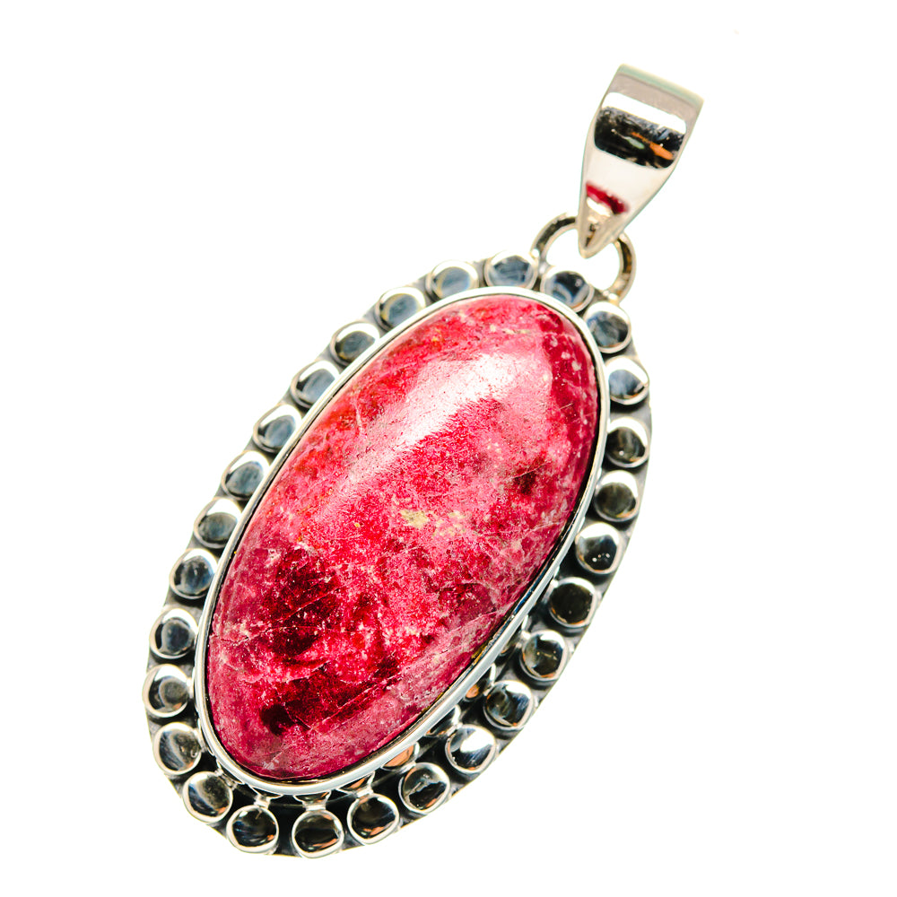 Thulite Pendants handcrafted by Anasilvercos - PD11488