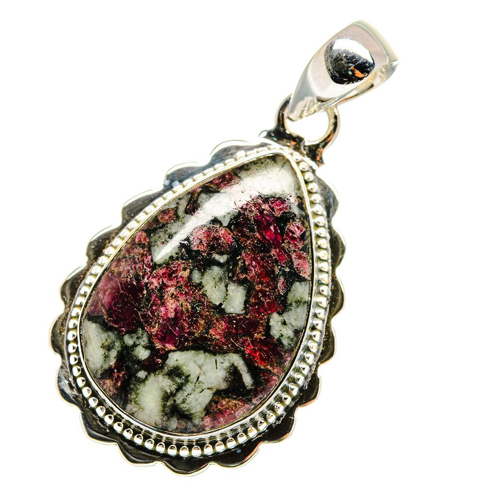 Russian Eudialyte Pendants handcrafted by Anasilvercos - PD11490