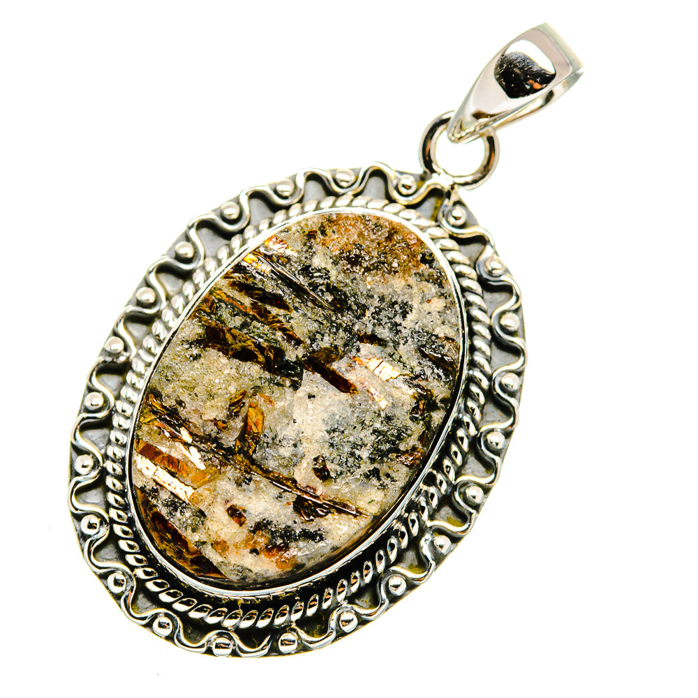 Astrophyllite Pendants handcrafted by Anasilvercos - PD11492