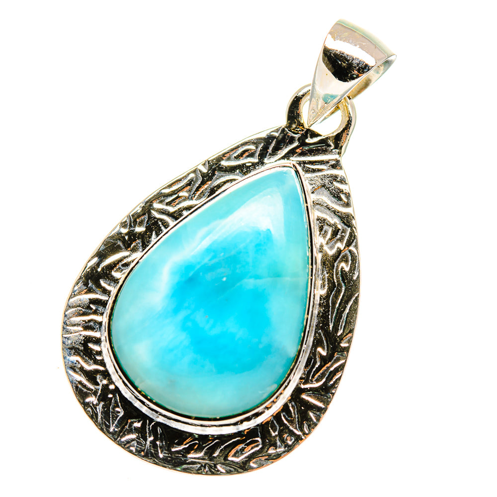 Larimar Pendants handcrafted by Anasilvercos - PD11495
