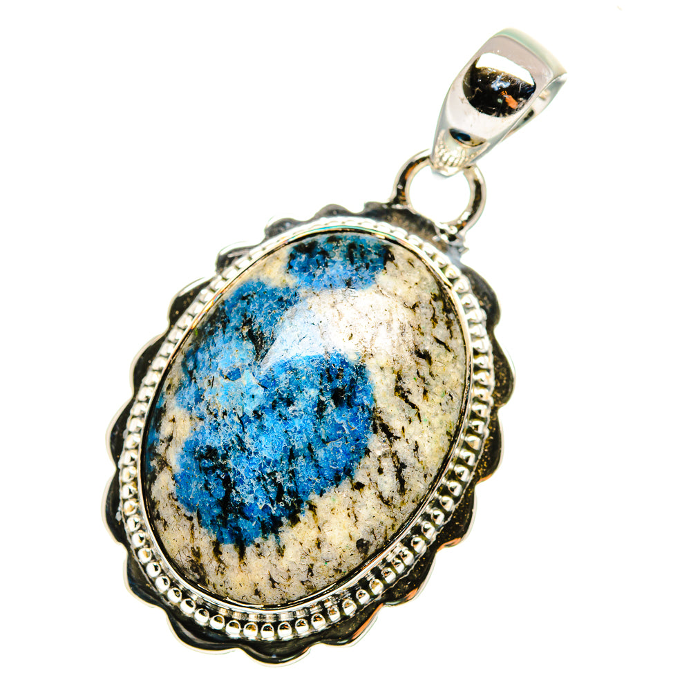 K2 Blue Azurite Pendants handcrafted by Anasilvercos - PD11510