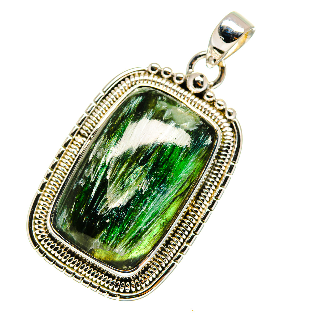 Seraphinite Pendants handcrafted by Anasilvercos - PD11512