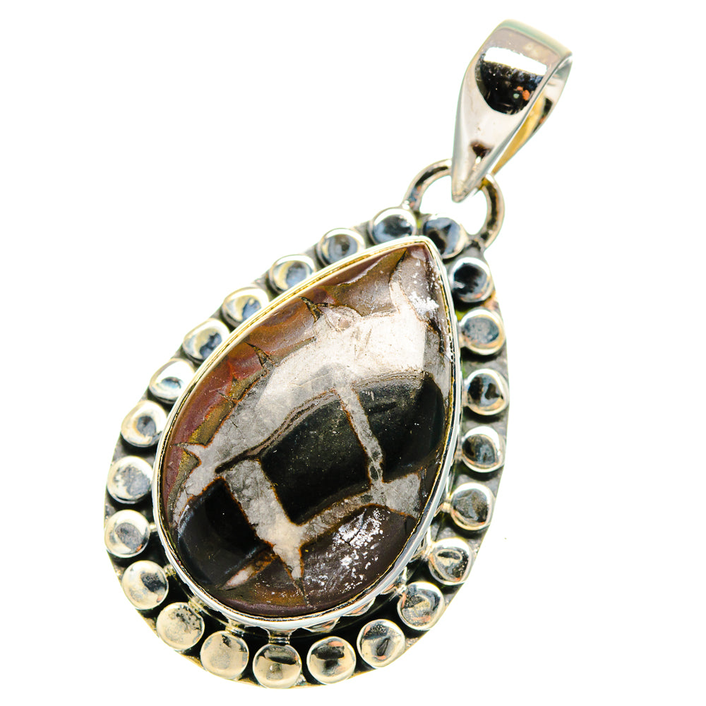 Septarian Geode Pendants handcrafted by Anasilvercos - PD11513