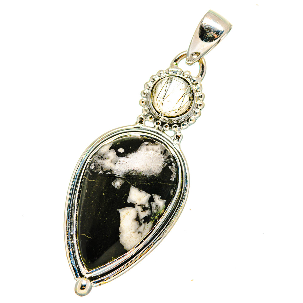 Pinolith Jasper Pendants handcrafted by Anasilvercos - PD11514