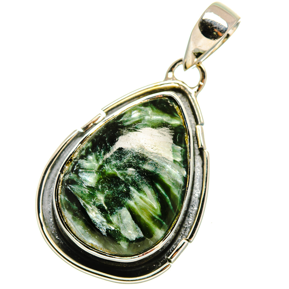 Seraphinite Pendants handcrafted by Anasilvercos - PD11525