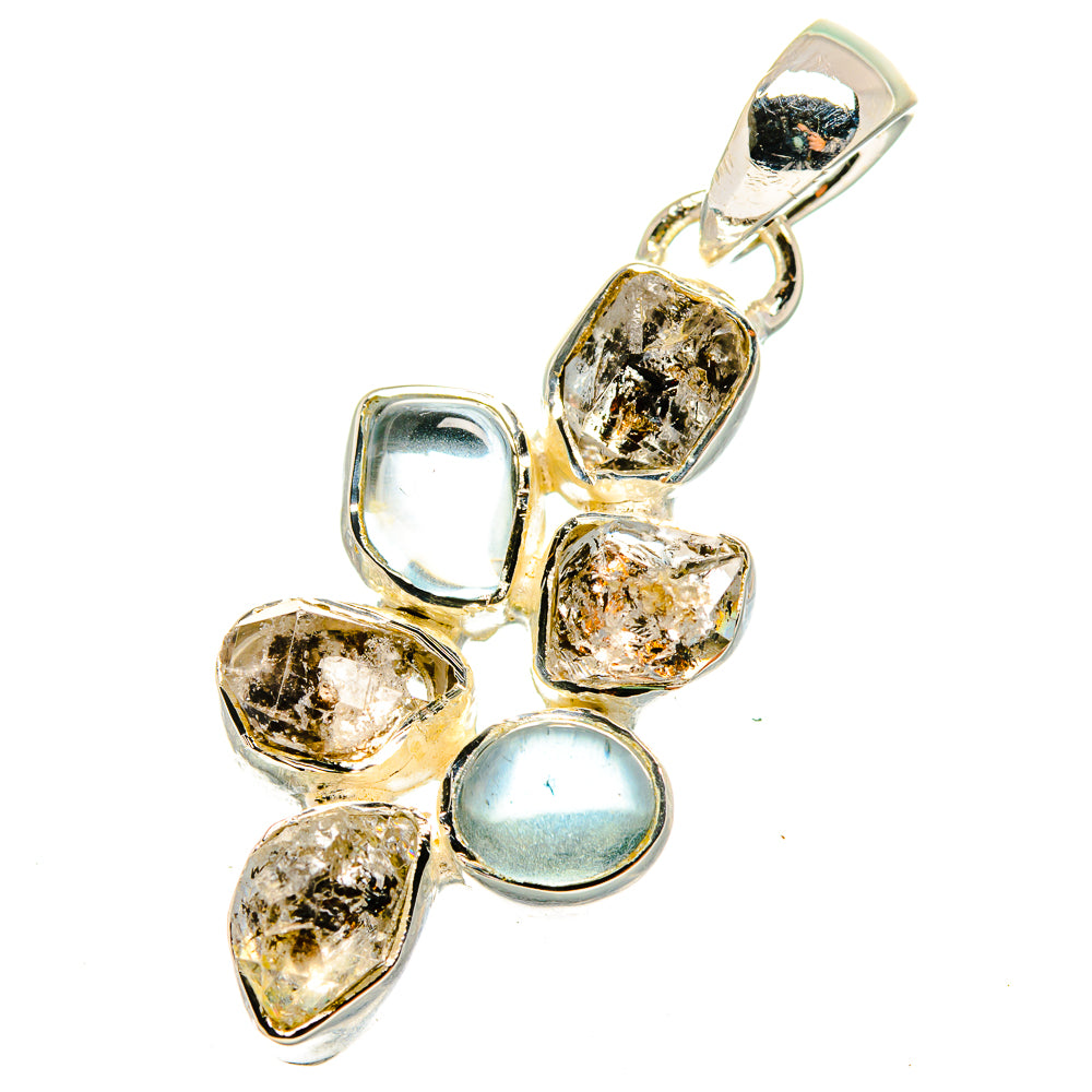 Herkimer Diamond Pendants handcrafted by Anasilvercos - PD11526