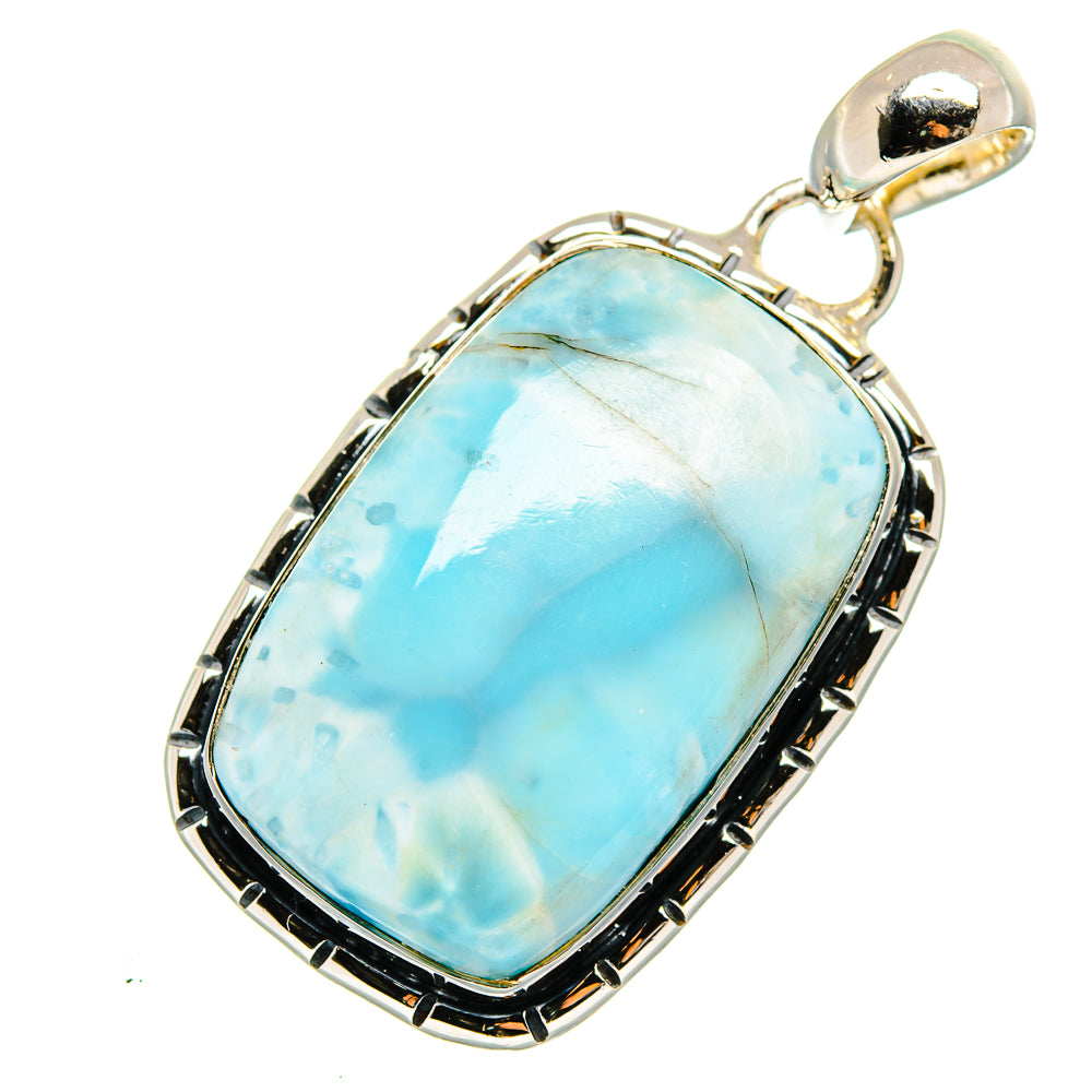 Larimar Pendants handcrafted by Anasilvercos - PD11539