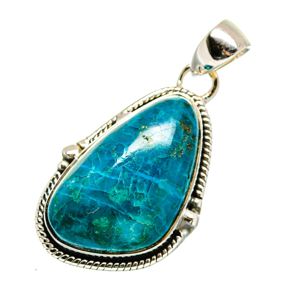 Chrysocolla Pendants handcrafted by Anasilvercos - PD11540