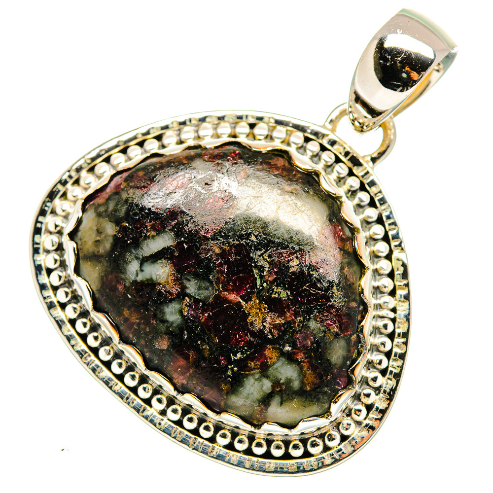 Russian Eudialyte Pendants handcrafted by Anasilvercos - PD11542