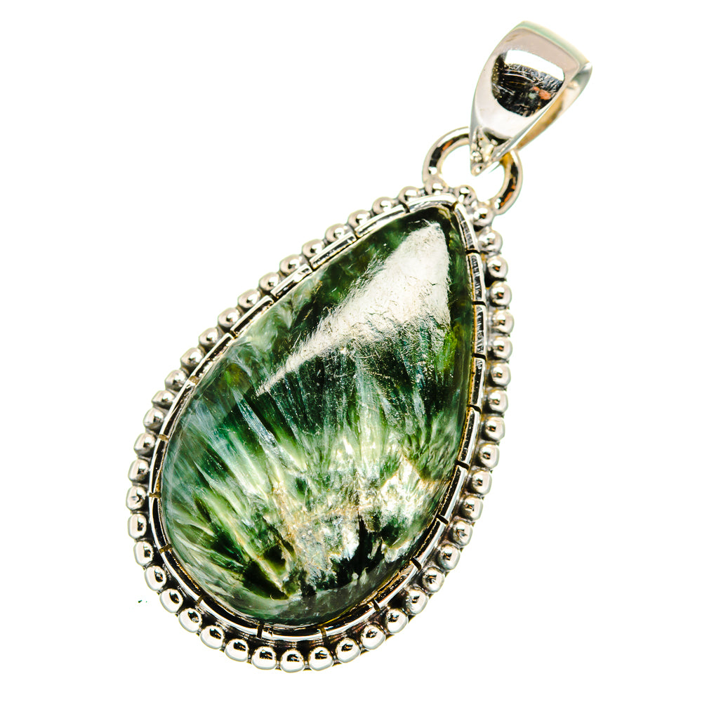 Seraphinite Pendants handcrafted by Anasilvercos - PD11549